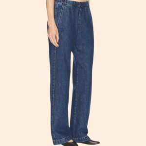 Enza Costa Baggy Straight Leg Jeans